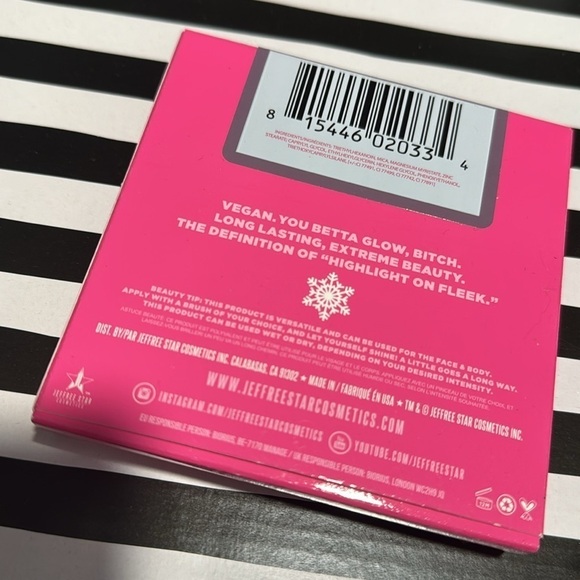 Jeffrey Star highlighting powder NEW lavender snow shimmer perfection‎ vegan - Picture 4 of 6